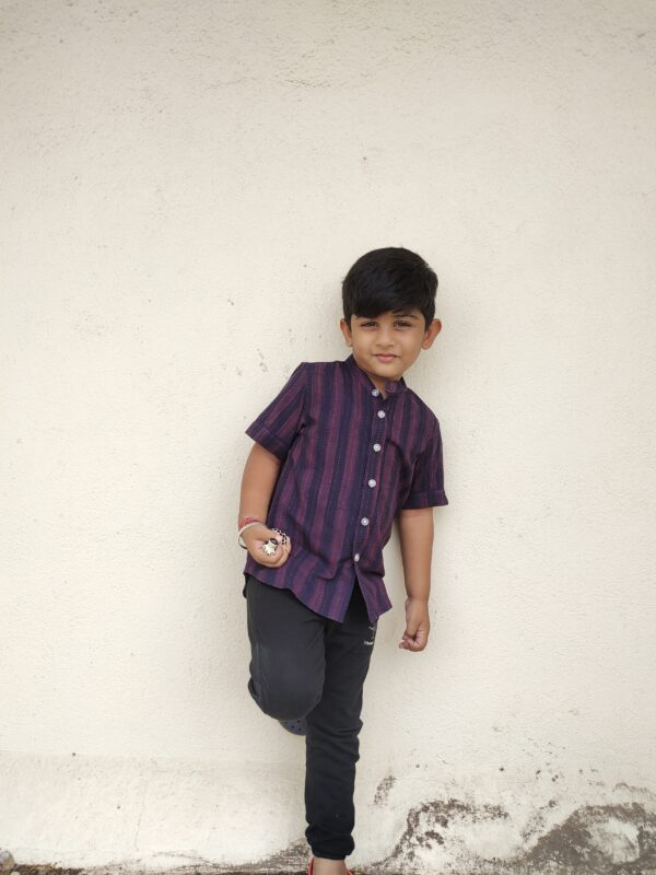 Purple shirt for boys