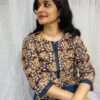 Kalamkari block print top